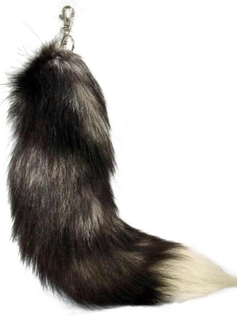 Fluffy Real Fox Fur Tail Keychain Tassel Bag Cosplay Toy Handbag Accessory Hook